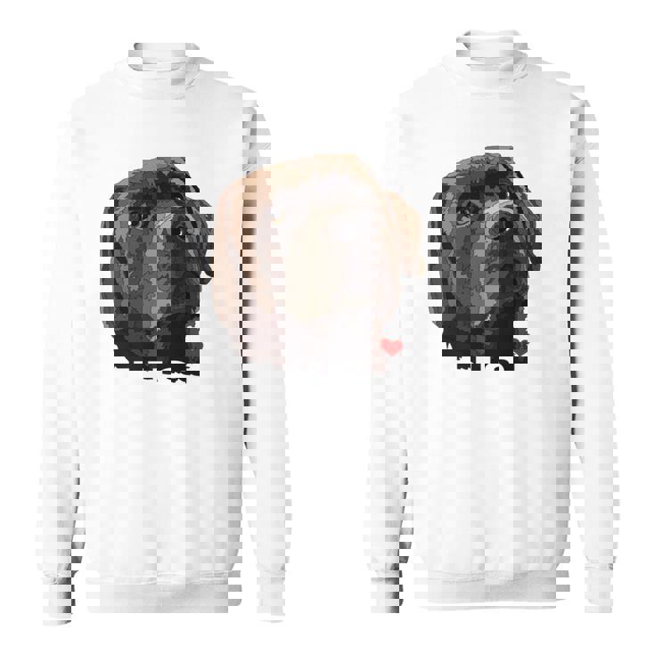 ディス・イズ・ラブ・チョコレート・ラボ 長袖tシャツ スウェットシャツ