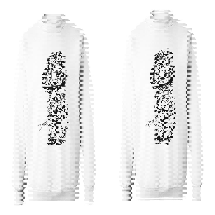 トイプードル かわいい犬好きのギフト レディース スタンダードプードル メンズ スウェットシャツ