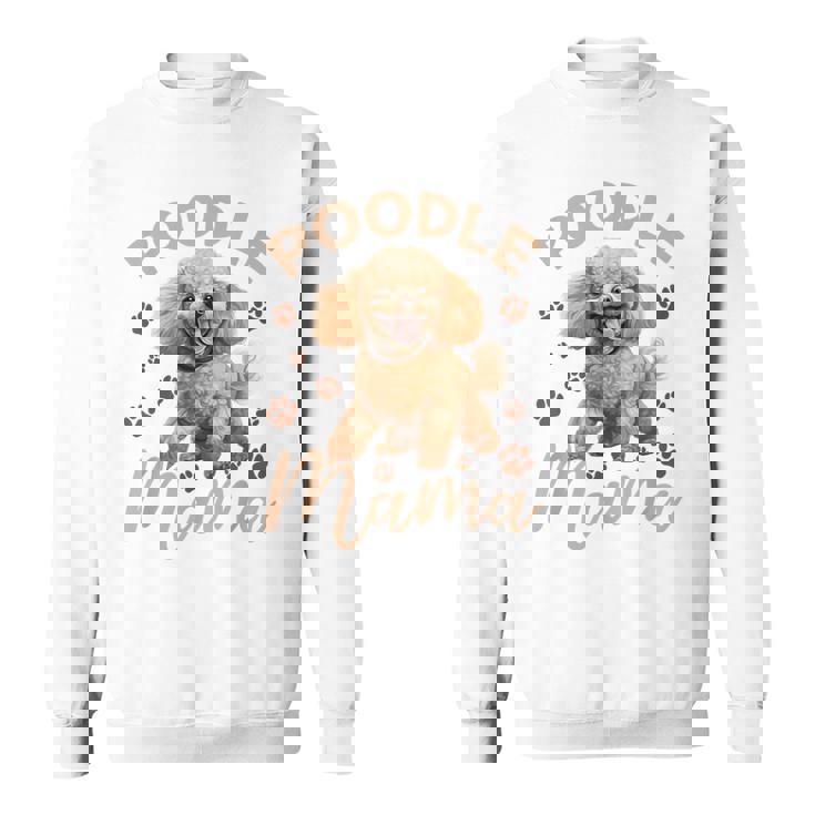 トイプードル 犬種 ペットプードル ママ スウェットシャツ