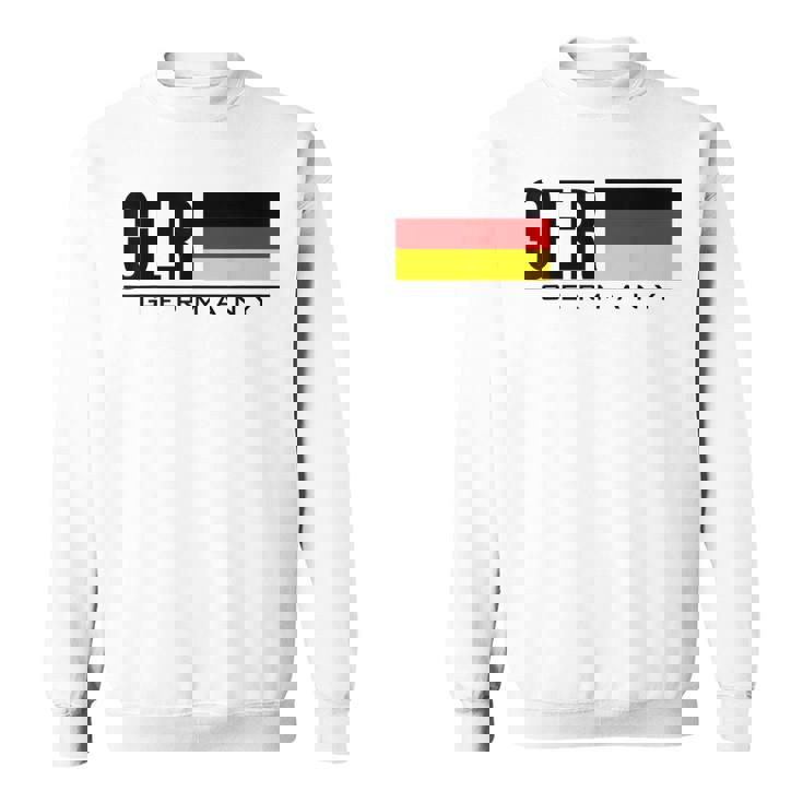 ドイツ 国旗 ドイツ カントリーコード Gerスポーツゲーム アスリート スウェットシャツ