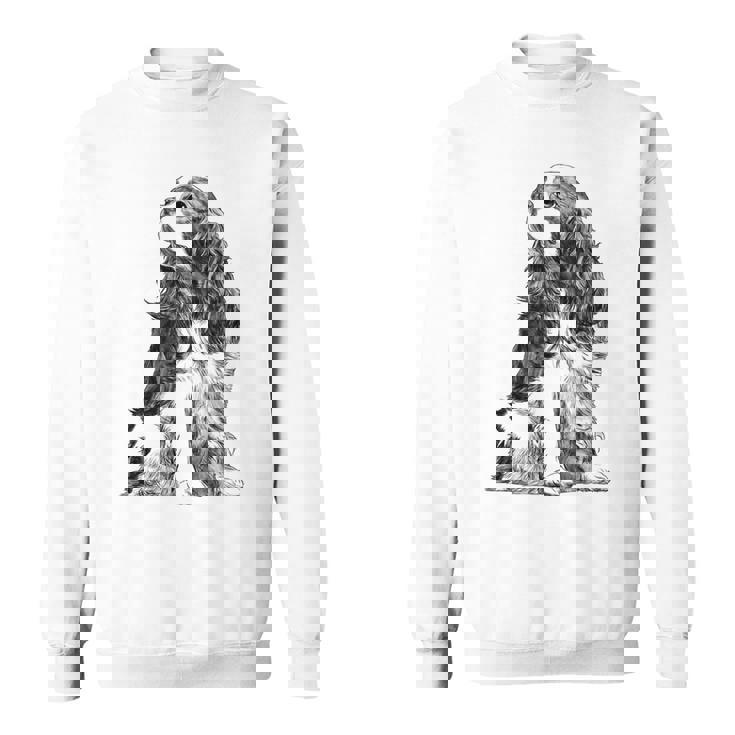 ドッグキャバリアキングチャールズ・スパニエル スウェットシャツ