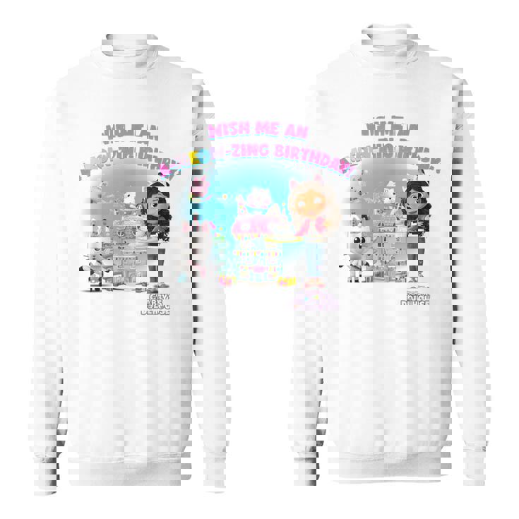 ドリームワークス ギャビーのドールハウス A-ニャーザリング 誕生日 スウェットシャツ