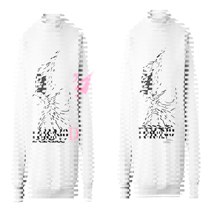 ドロンジョデザインm ホワイト スウェットシャツ