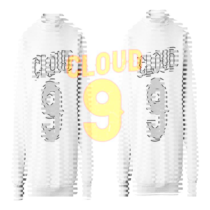 ナイス イエロー オレンジ クラウド 9 コスチューム 男女兼用 長袖tシャツ スウェットシャツ