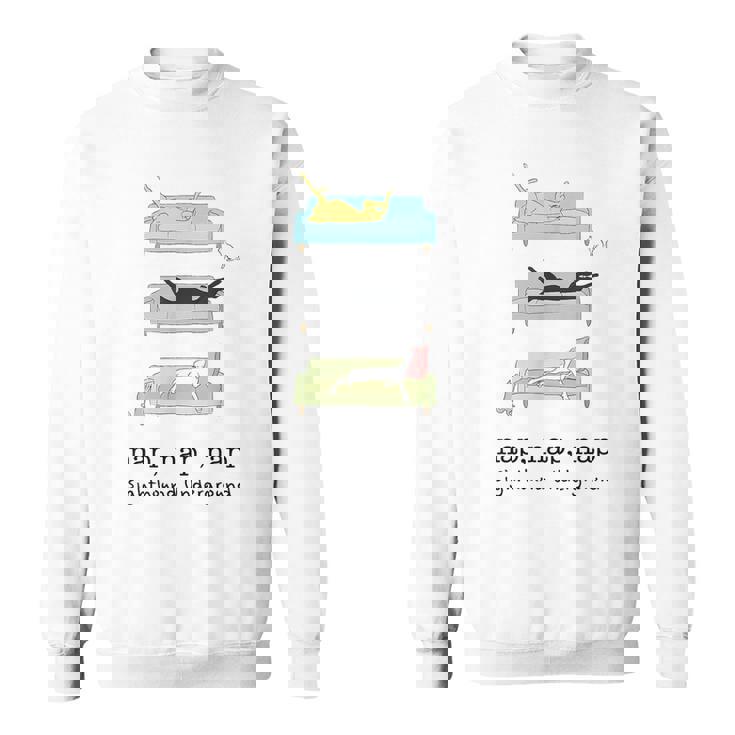 ナップティー-グレイハウンドガルゴウィペットサルーキサイトハウンド スウェットシャツ