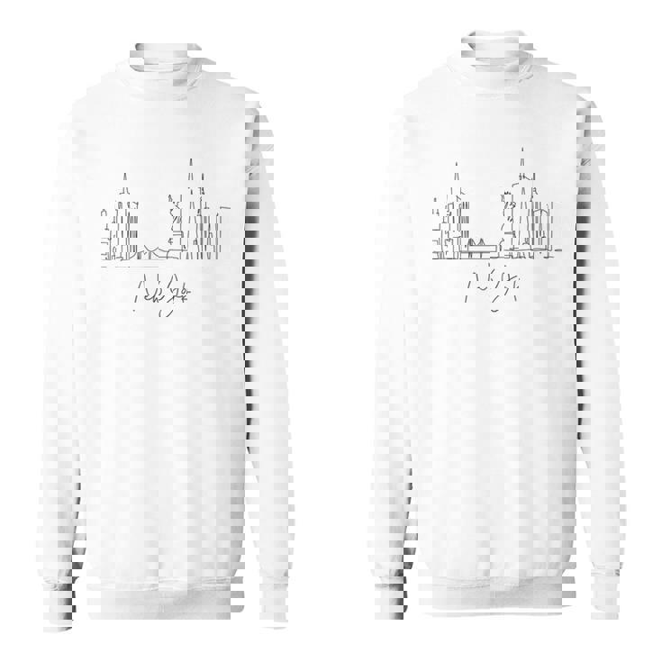 ニューヨークスカイラインtシャツ Ny Cityacation 自由の女神 スウェットシャツ