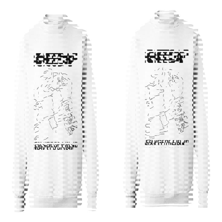 ニーキャップ・イングランドはアイルランドから出て行け 長袖tシャツ スウェットシャツ