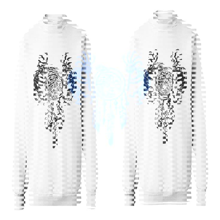 ネイティブアメリカン ココペリ クジラ ドリームキャッチャー 9 ファンファン ファン スウェットシャツ