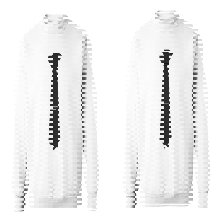 ネクタイ【黒】ネクタイピン おしゃれ シンプル メンズ キッズ レディース ウケ狙い 面白い おもしろ 個性的な スウェットシャツ