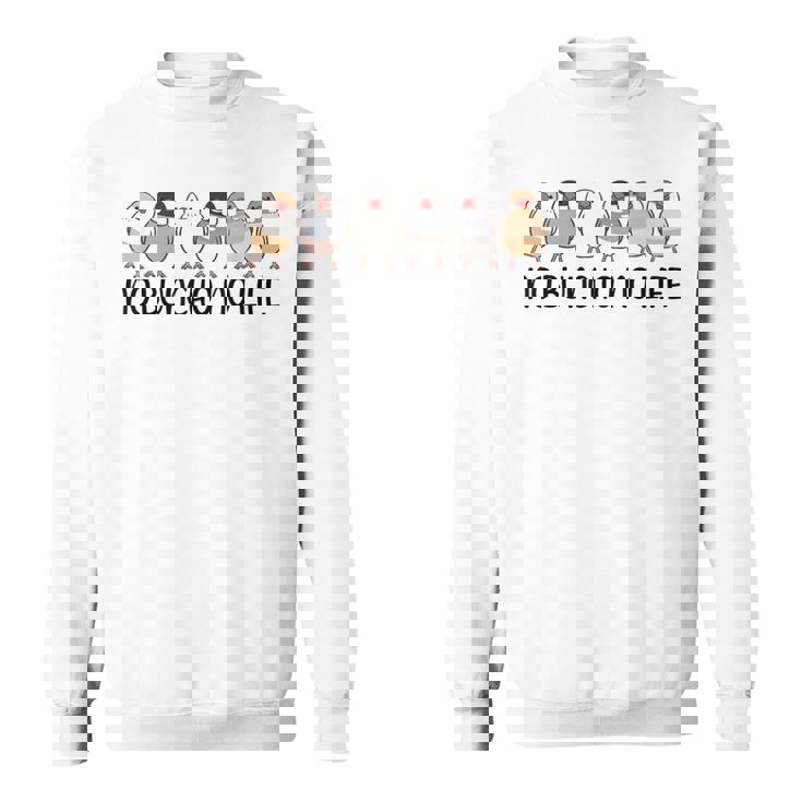 ノーブンチョウノーライフ 鳥好き 文鳥好き 文鳥の飼い主 おもしろ 可愛い ブンチョウ 文鳥 スウェットシャツ