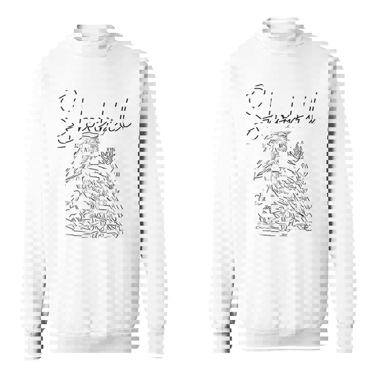 ハシビロコウ 鳥の日 鳥類学者 ホエールビル コウノトリ スウェットシャツ