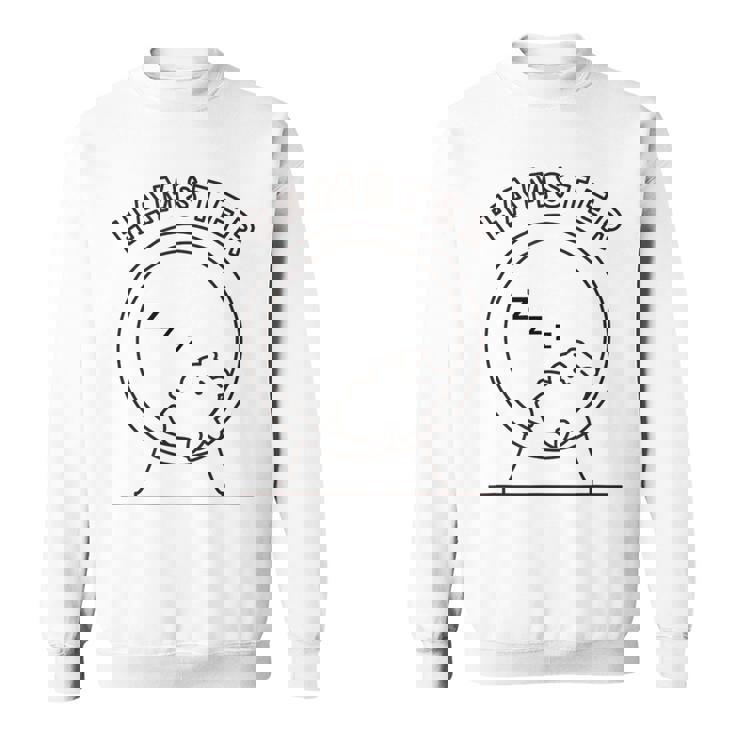 ハムスター 寝る ダイエット リバウンド メンズ レディース キッズ かわいい おもしろ ハムスター好き スウェットシャツ