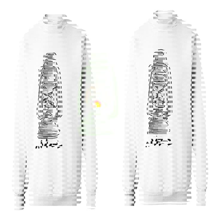ハリケーンランタンtシャツ白 スウェットシャツ