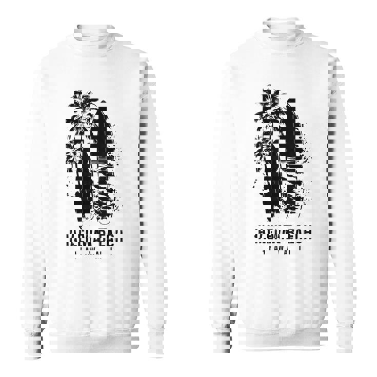 ハレイワ ビーチ ハワイ サーフィン ビンテージ サーフィン サーファー スウェットシャツ