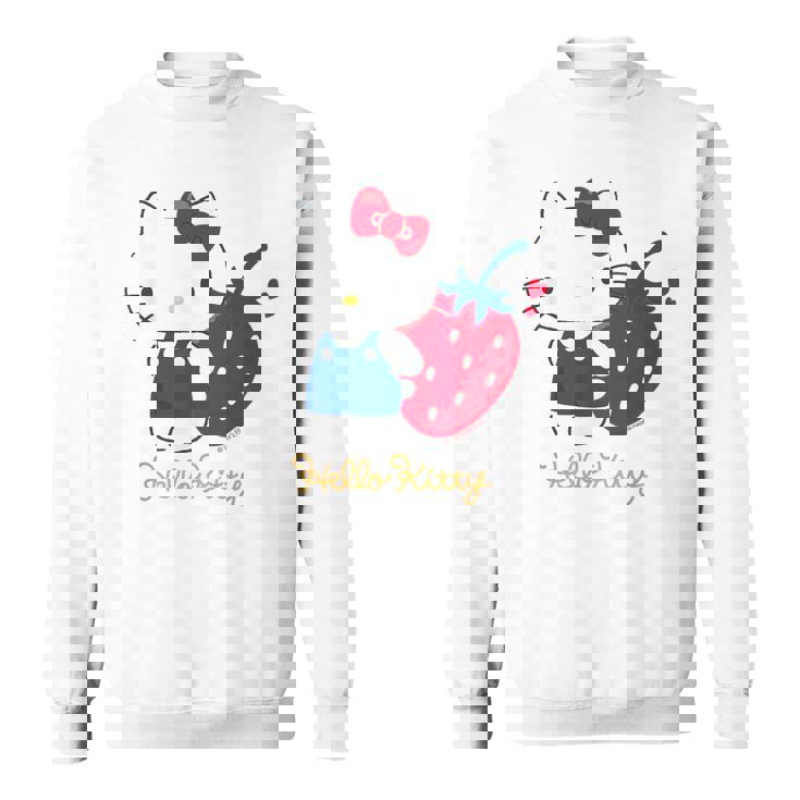 ハローキティ いちご ライトカラー スウェットシャツ