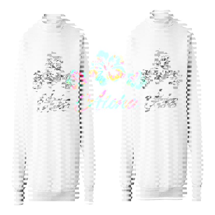 ハワイ アロハ ハワイアン ハイビスカス フラワー ハワイ サーファー 長袖tシャツ スウェットシャツ