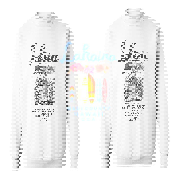 ハワイ ラハイナ マウイ ヴィンテージ サーフィン ハワイアン スウェットシャツ