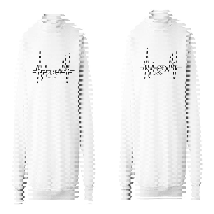 ハートビート Ecg オフィシャル 結婚式 司会者 結婚 スウェットシャツ