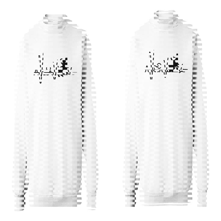 ハートビート 猫 猫好き ギフト 猫 Heartbeat Cat スウェットシャツ