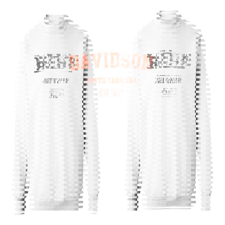 ハーレーダビッドソン ノースカロライナ アンティーク調 テキスト スポーツスタイル 長袖tシャツ スウェットシャツ