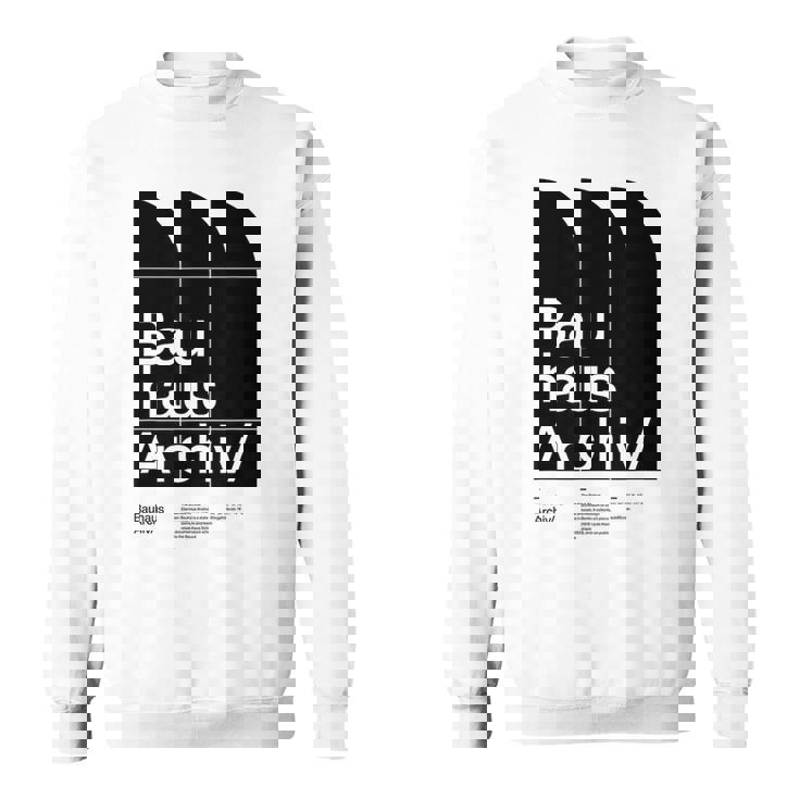 バウハウスアーカイブ – モダニストベルリンデザイン スウェットシャツ