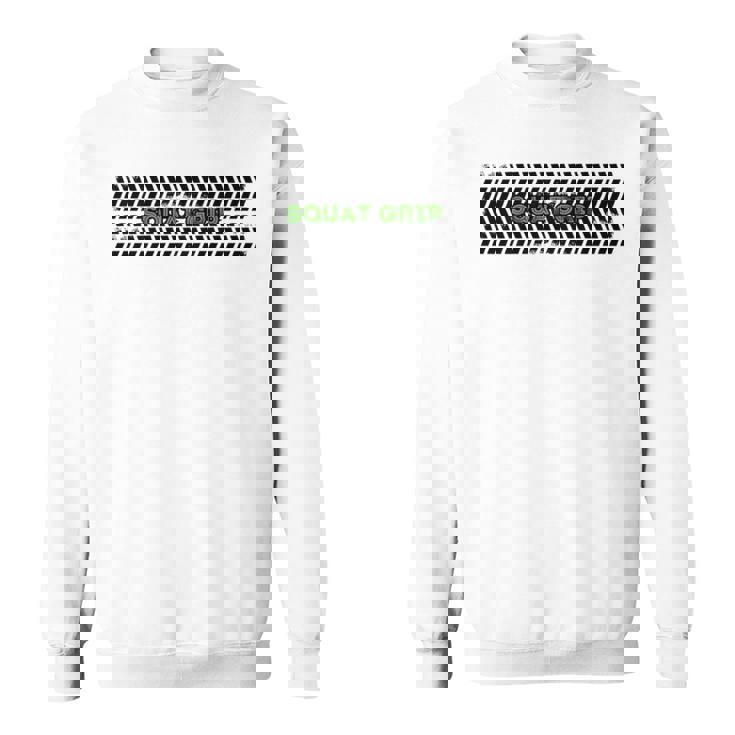 バックスクワットグリップ。 スウェットシャツ