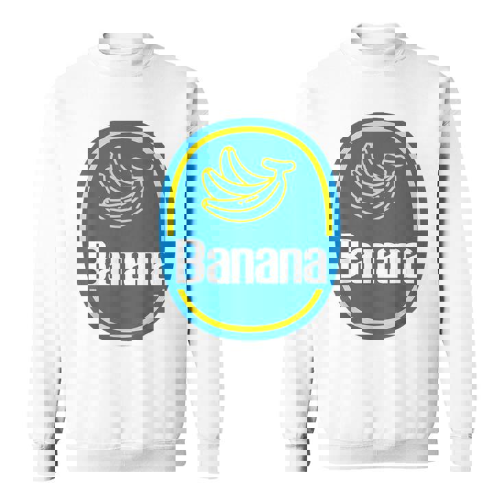 バナナ ステッカー フルーツ レイジー ハロウィン コスチューム スウェットシャツ