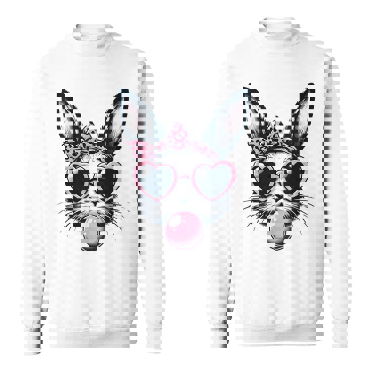 バニーフェイス サングラス付き イースターデー 男の子 男性 子供 スウェットシャツ