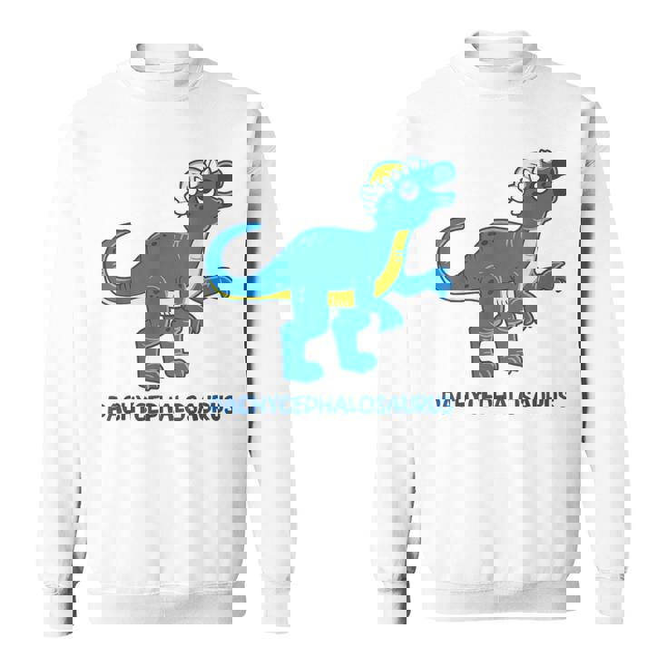 パキケファロサウルス 恐竜 キュート ジュラシック 恐竜 スウェットシャツ