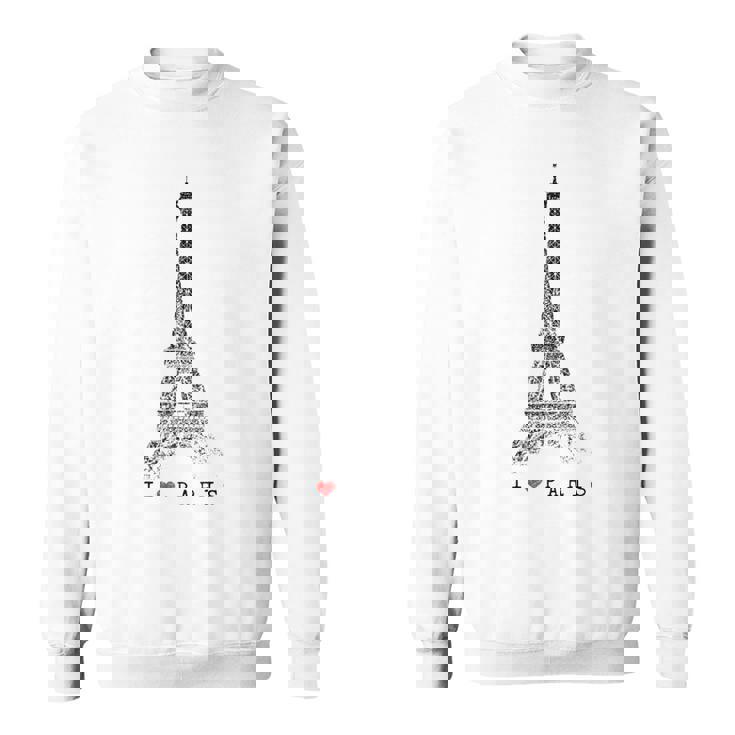 パリ エッフェル塔 ビンテージ スカイライン ラブ フランス ツアー エッフェル I Love Paris スウェットシャツ