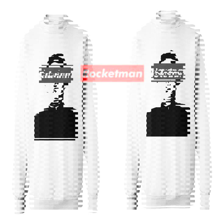 パロディ Kim Jung Un Rocketman ボックスロゴtシャツ スウェットシャツ