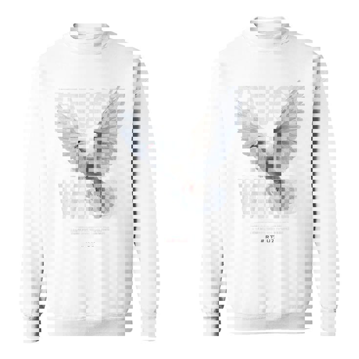 ヒップホップ Y2k Hip Hop レトロ ビンテージ アーバン バックプリント ストリートウェア ホワイトピジョン スウェットシャツ