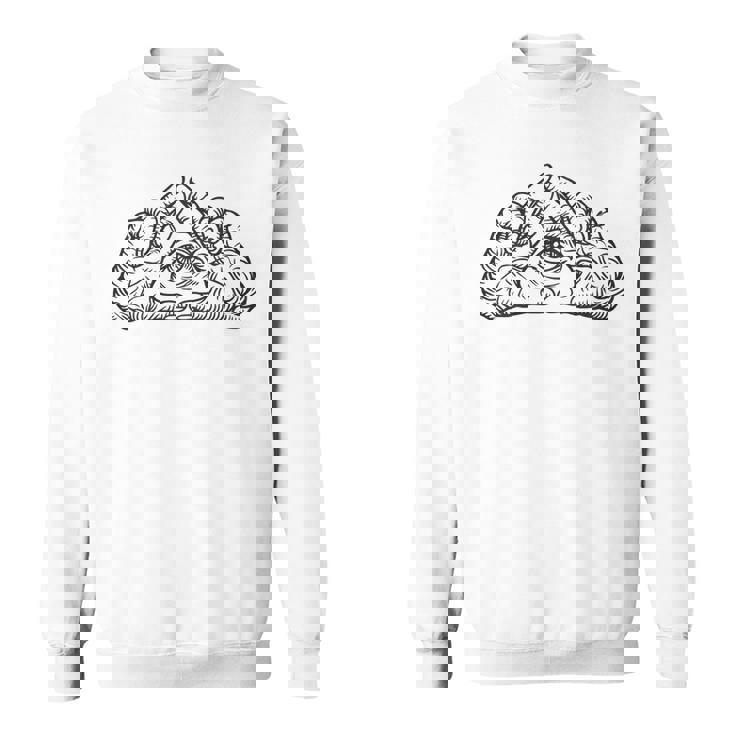 ヒップホップ Y2k Hip Hop ヴィンテージ レトロ エッジの効いたバックプリント ストリートウェア イルミナティ スウェットシャツ