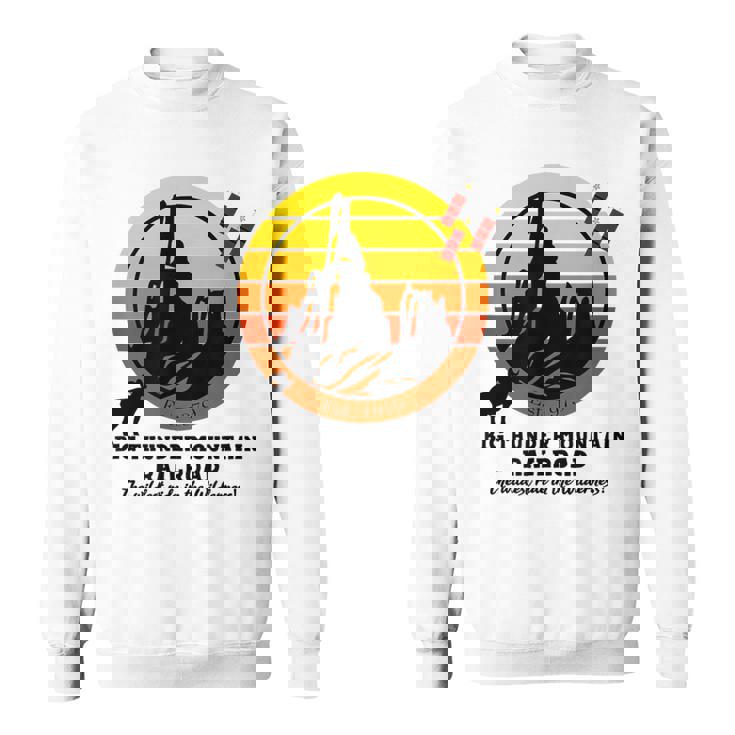 ビッグサンダーマウンテン鉄道、ワイルドトレインライド、西 スウェットシャツ