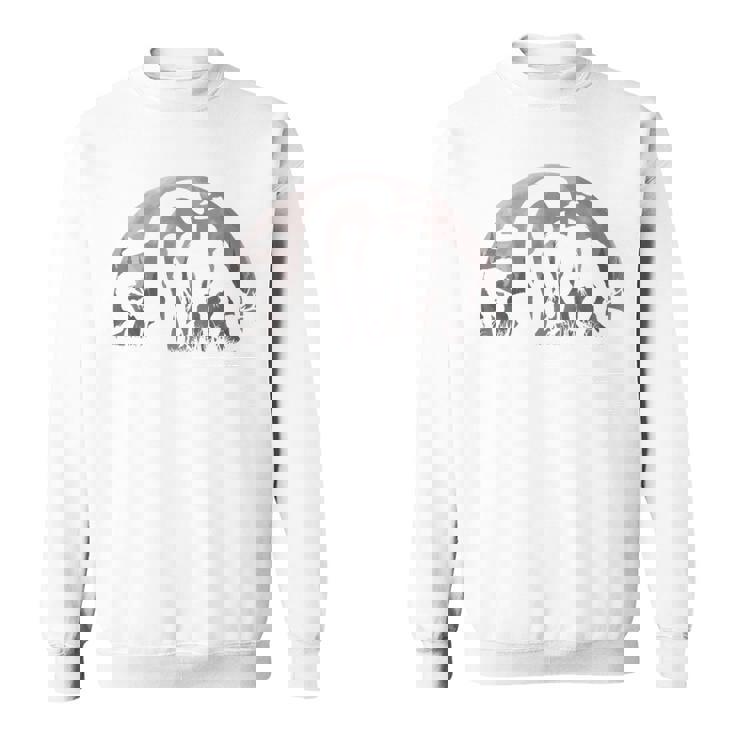 ビッグフット ネス湖 モンスター モスマン ジャッカロープ&エイリアン クリプティッド 長袖tシャツ スウェットシャツ