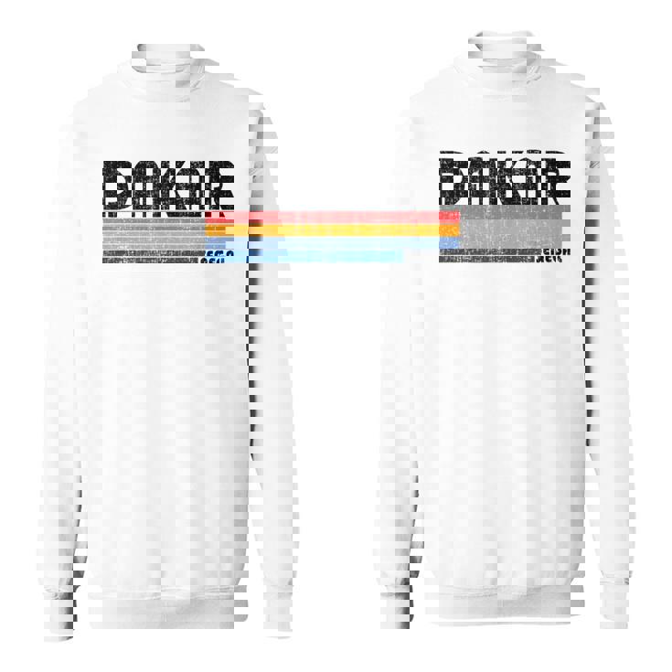 ビンテージ70年代80年代スタイルのダカール、セネガル。 スウェットシャツ