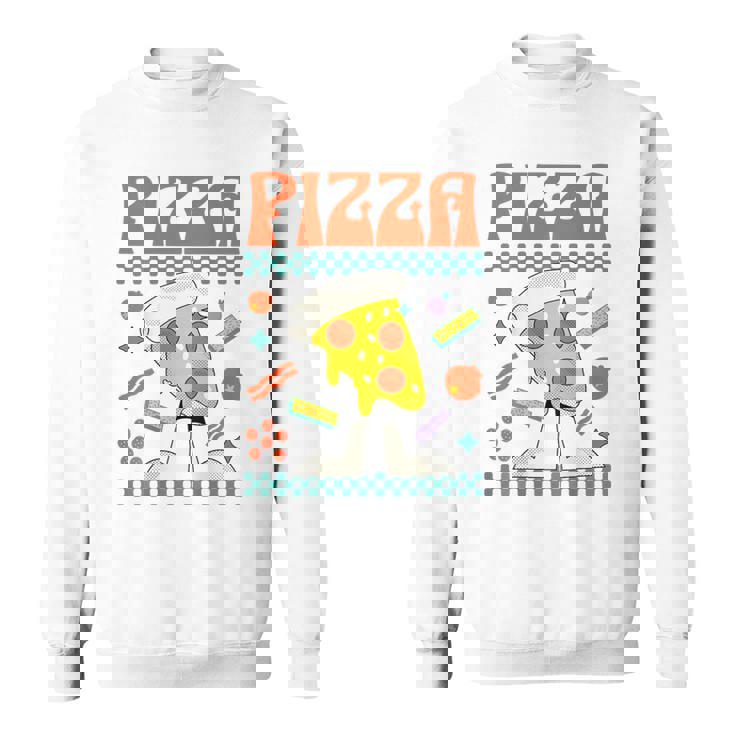 ピザ愛好家 ピザピース スウェットシャツ