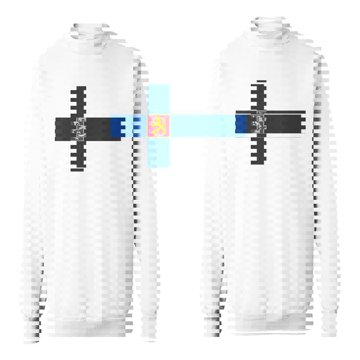 フィンランドtシャツ、フィンランド国旗、フィンランドの地図 メンズレディースキッズ スウェットシャツ