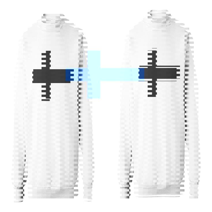 フィンランド国旗 ノルディック クロス スウェットシャツ