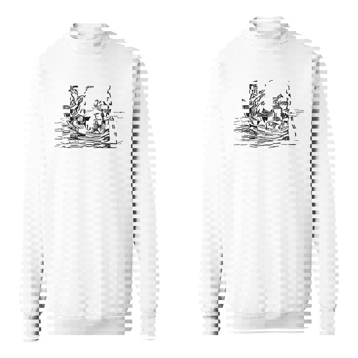 フクロウとプッシーキャット エドワード・リア スウェットシャツ