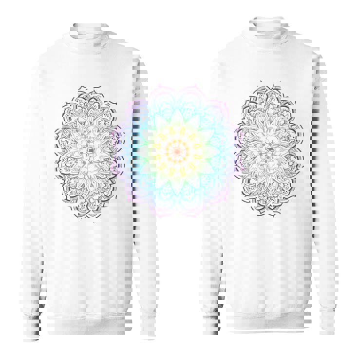 フラワー オブ ライフ フラワー ライト ワーカー スピリチュアル スウェットシャツ