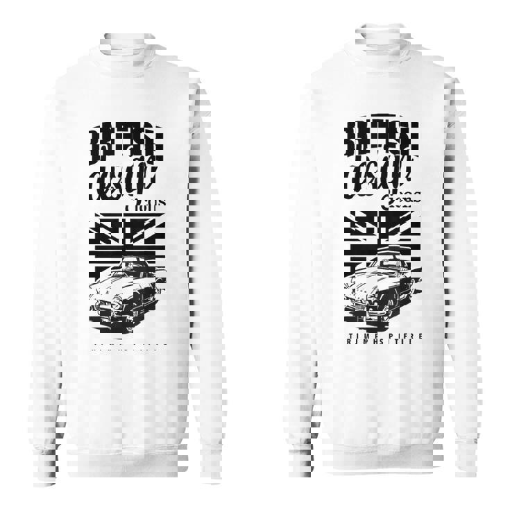 ブリティッシュクラシックカー トライアンフ スピットファイア スウェットシャツ