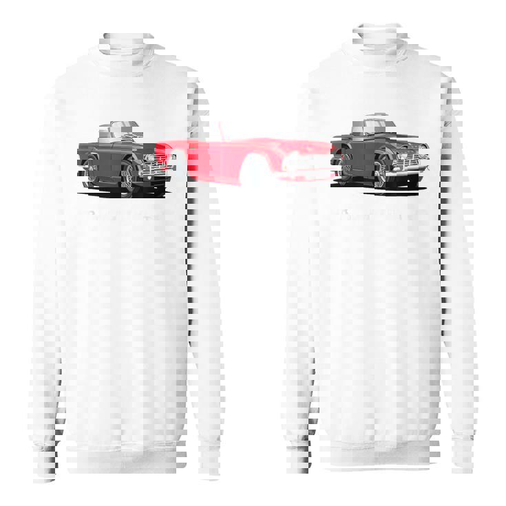 ブリティッシュクラシックスポーツカー トライアンフ Tr4 スウェットシャツ