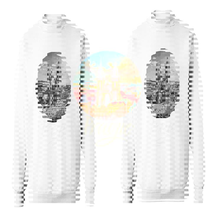 プラハ チェコ共和国 お土産 プラハ 長袖tシャツ スウェットシャツ