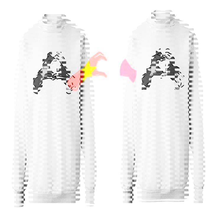 ベトナム日本国旗 ベトナムの日本のハート スウェットシャツ