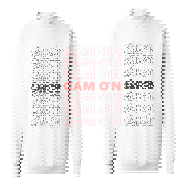 ベトナム語ありがとうベトナム スウェットシャツ