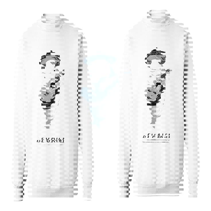 ベルガリアチ、ベルーガクジラtシャツ、ベルーガマリアチ スウェットシャツ