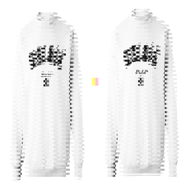 ベルギー ベルギー ベルギー国旗 愛国的 国家的お土産 スウェットシャツ