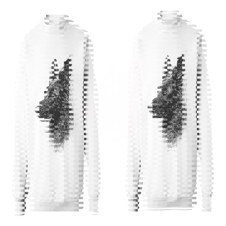 ベルギーシェパード 犬 グラフィック ペットアート ベルギーシェパード スウェットシャツ