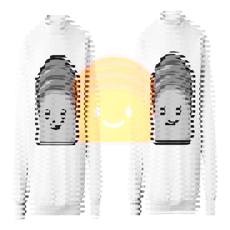 ベーカリー パン ブリオッシュ シンプルでミニマルなユーモア ブリオッシュ スウェットシャツ